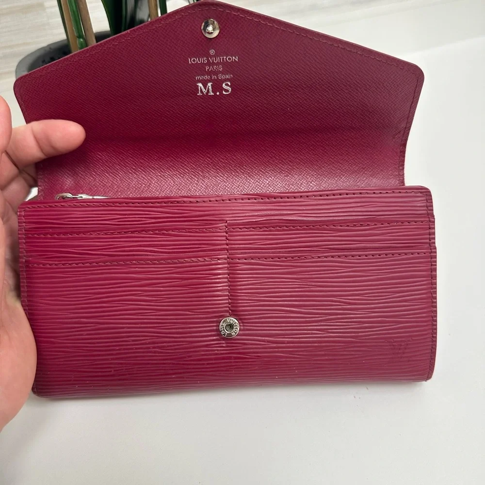 Louis Vuitton Red Epi Leather Wallet - Picture 5 of 16